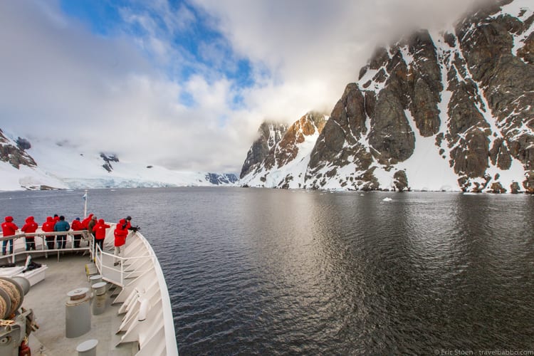 Antarctica with Kids: Sailing through the Lemaire Channel, below the Antarctic Circle