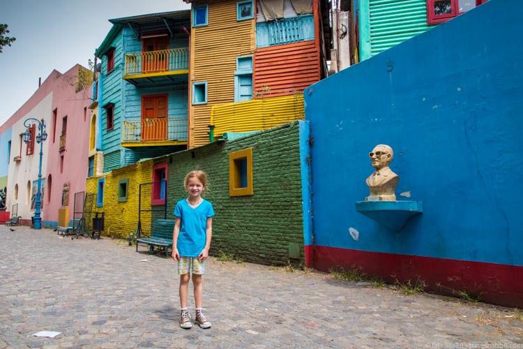 Antarctica with Kids: Walking around the La Boca Neighborhood of Buenos Aires