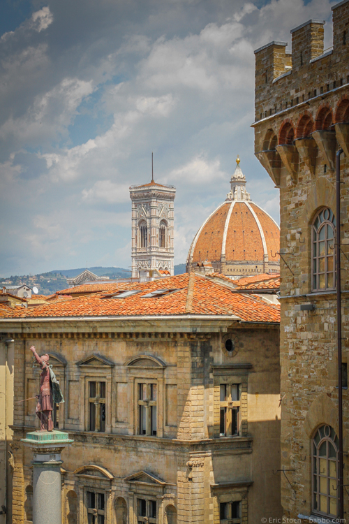 Things to Do in Florence - The view from our room at the Antica Torre di via Tornabuoni 