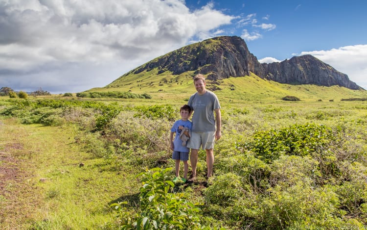 Easter Island with Kids: Rano Raraku