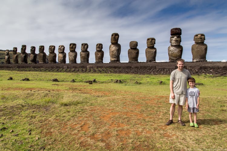 Easter Island with Kids: At Tongariki