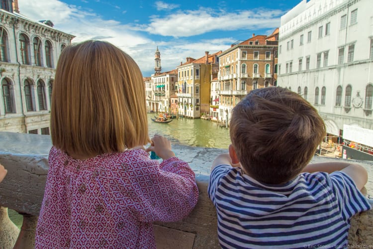 Venice with Kids - Taking it all in