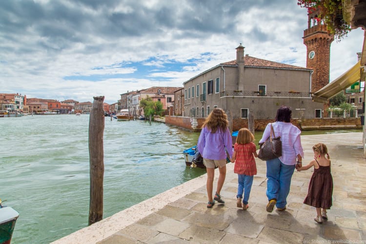 Venice with Kids - Walking with Nadia on Murano