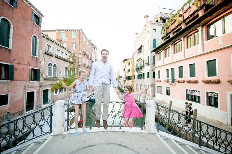 In Venice with the kids. Image: Marta in Venice for Flytographer