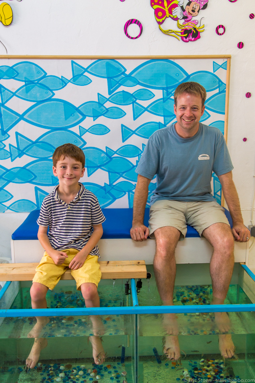 Things to do in Europe with kids - Fish Spa, Rhodes