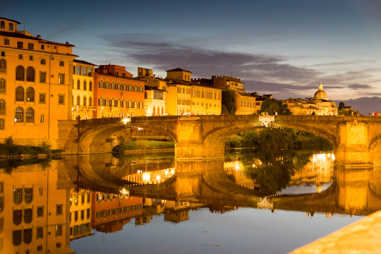 Things to do in Europe with kids - The Arno in Florence