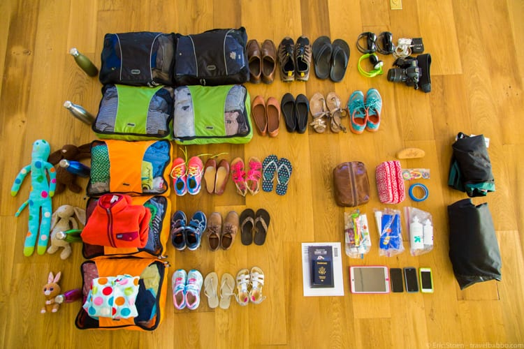 How to pack: Everything we packed for five people for six weeks in Europe