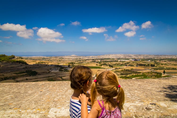 Best Age to Travel - Overlooking Malta 