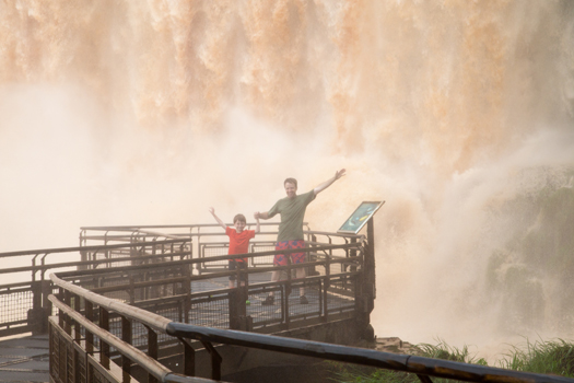Best Travel Year - Iguazu Falls, Argentina - At the base of the falls with no one else around.