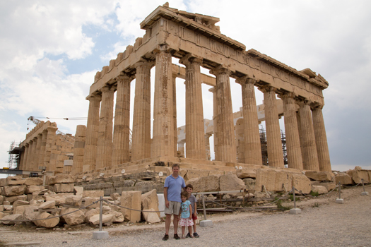 Best Travel Year - Disney Cruise - Athens, Greece - At the Acropolis in Athens