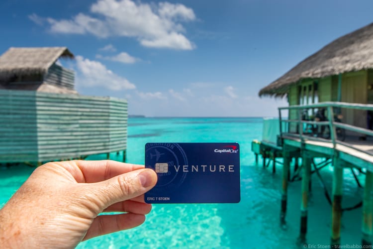 Save money while traveling - Charge everything you can to a mileage-earning credit card and you can travel places with turquoise water for free! 