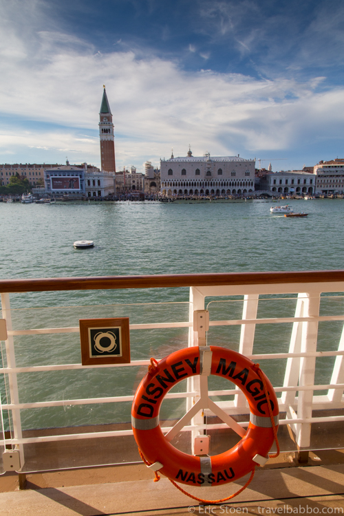 Disney Cruise Review: Leaving Venice