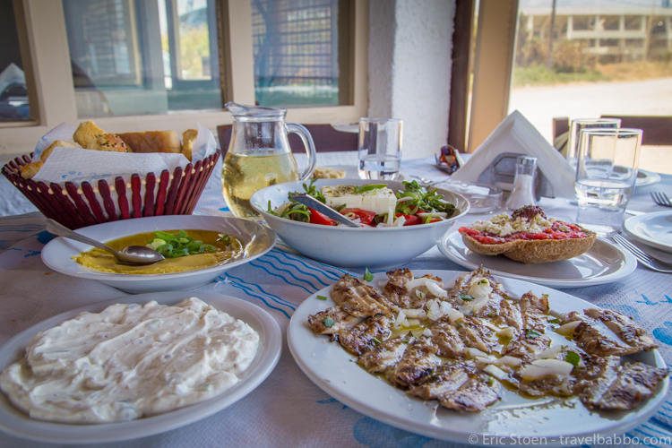 Disney cruise review: Our lunch at a beach taverna in Crete was better than Disney's Greek-themed meal.