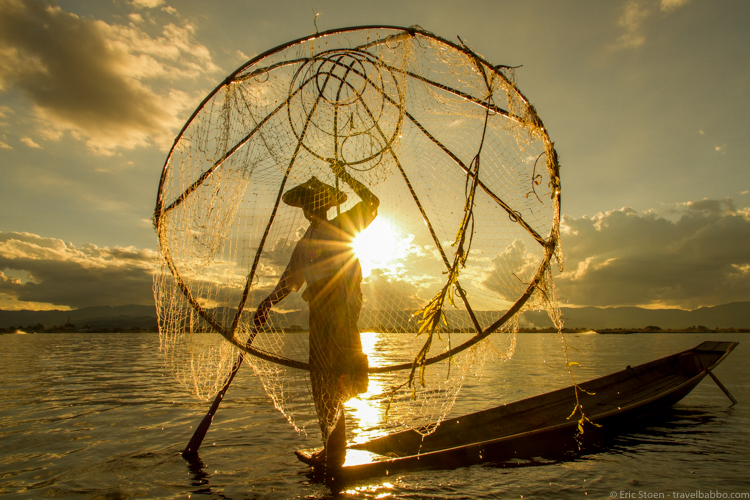 Burma photography trips: Inle Lake, Myanmar. It's all about the light.