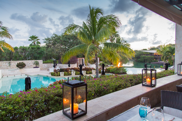 Rosewood Mayakoba - View from Casa del Lago, the Rosewood's Italian restaurant