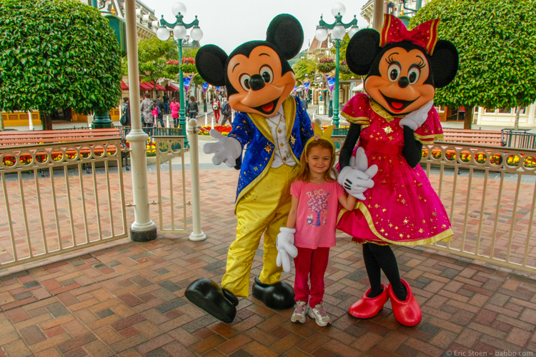 Hong Kong with Kids - With Mickey and Minnie