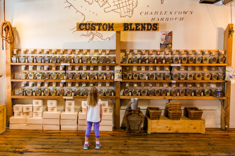 Charleston with Kids: At the Spice and Tea Exchange on our Culinary Tour