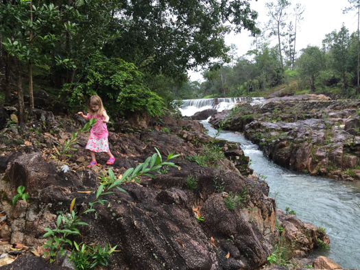 Belize with Kids - Exploring along the river at Blancaneaux Lodge