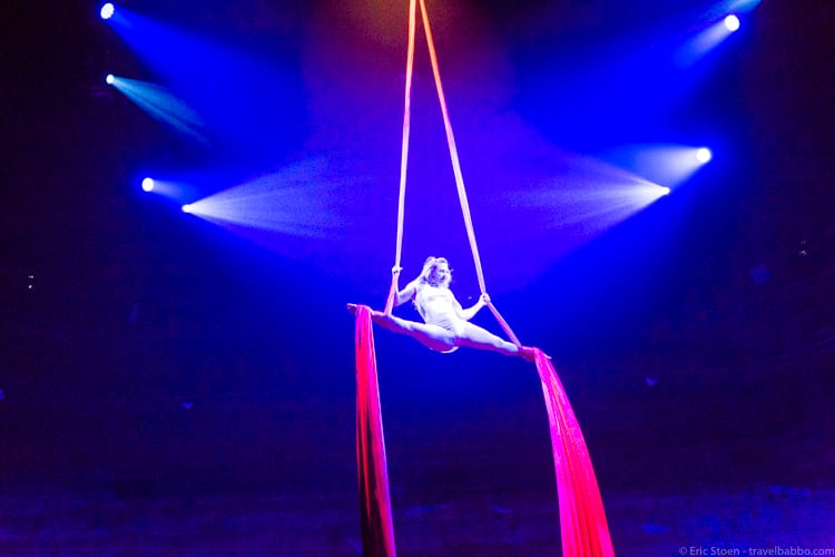 Things to Do in Montreal - Another performer at Cirque Éloize