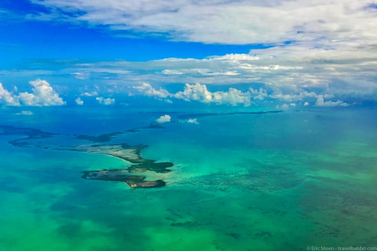 Best camera: Flying out of Belize City. Photo taken with an iPhone 6.