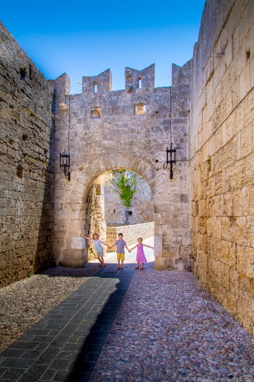 Truth about family travel - In Rhodes, Greece on our Disney Cruise