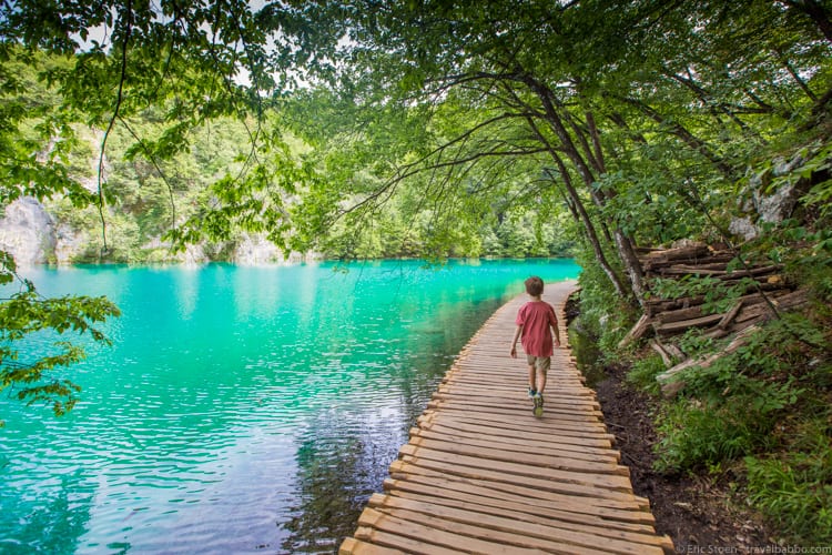 Best vacations for kids: At Plitvice Lakes National Park in Croatia. 