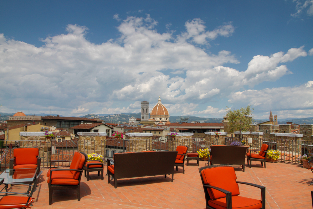 Best of 2015 Travel: The rooftop patio at the Antica Torre di via Tornabuoni 1 in Florence, Italy