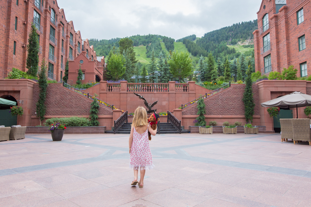 Best of 2015: My daughter with her bear at the St. Regis Aspen 