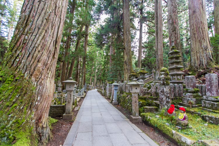 Places to see in Japan - The Path Through the Cemetery at Okunoin Temple