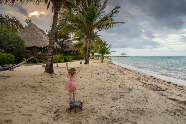 Year in Review: Beach bocce at the Turtle Inn in Belize