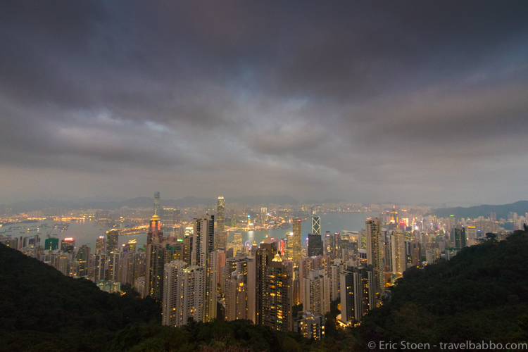 48 hours in Hong Kong: Hong Kong as seen from Victoria Peak