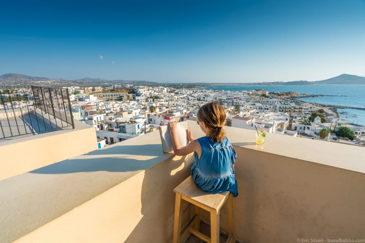 Affordable Family Travel - In Naxos, Greece, a great family-friendly summer destination, far less expensive than Mykonos or Santorini