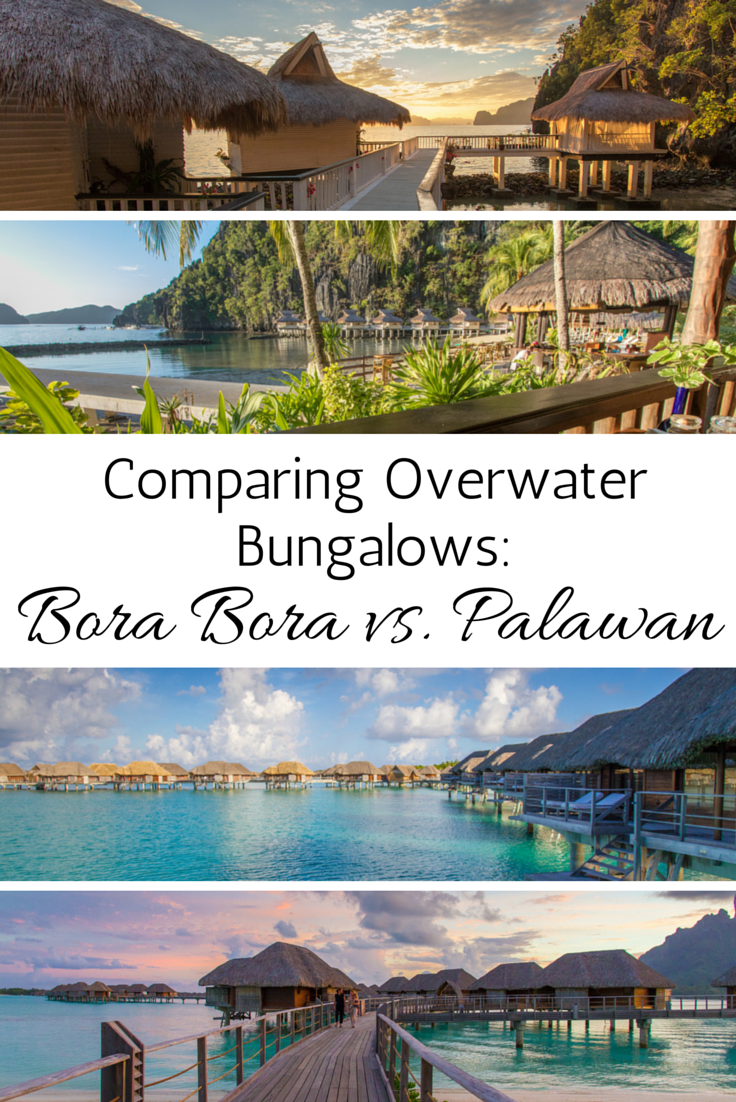 If you're going to splurge on an overwater bungalow, how do Bora Bora and Palawan compare? I've traveled with my kids to both places. My thoughts...