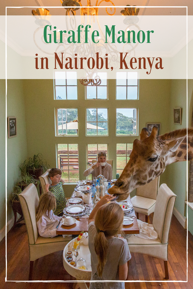 Giraffe Manor in Nairobi, Kenya is one of the coolest places I've ever stayed! Read more about what it was like at https://travelbabbo.com/2016/03/stay-giraffe-manor/