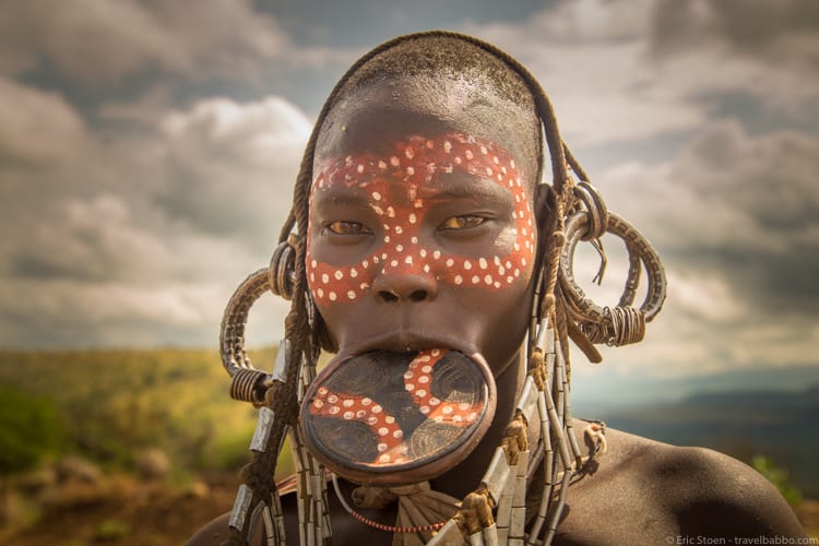 Ethiopia travel: The Mursi are known for their lip plates