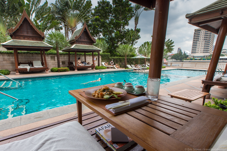 Favorite places bucket list: Pad Thai by the pool at the Peninsula Bangkok