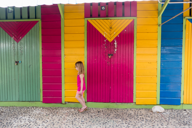 Jamaica with Kids - Walking around the touristy Old Fort Craft & Heritage Park in Montego Bay