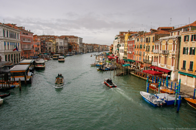 Tips for getting away from crowds - Venice is a great Spring Break destination - a little cool, but uncrowded