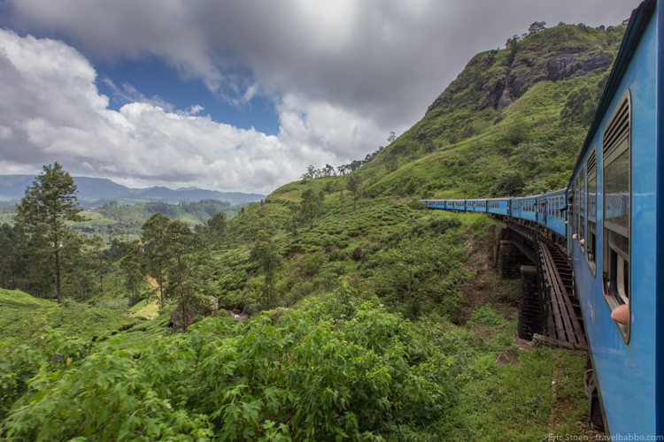 Places to go in Sri Lanka: The train ride between Kandy and Nuwara Eliya