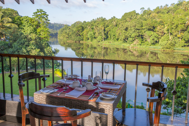 Places to go in Sri Lanka: A champagne breakfast over the river at Cinnamon Kandy