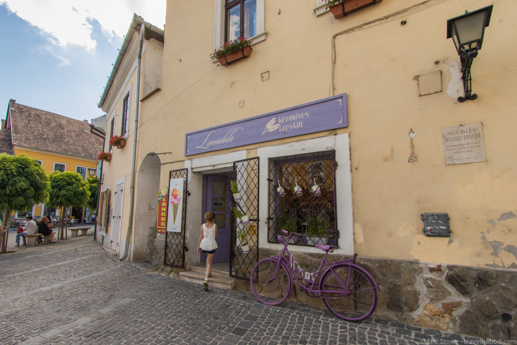 Things to do in Budapest with kids - Gelato in Szentendre
