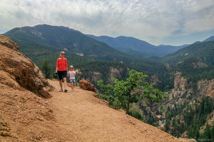 Colorado Springs Kids Activities: Hiking on the Mount Cutler Trail in Cheyenne Canyon