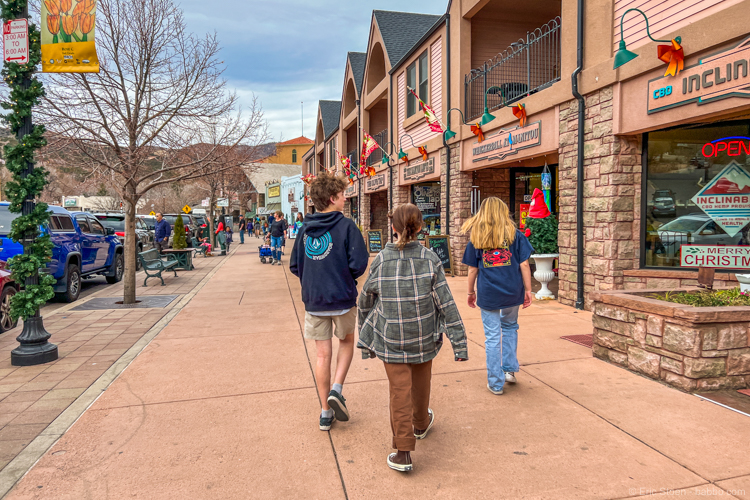 Things to Do in Colorado Springs with Kids: Walking around Manitou Springs