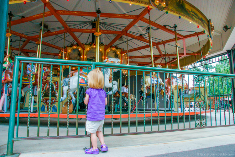 Things to Do in Colorado Springs with Kids: The Cheyenne Mountain Zoo's carousel