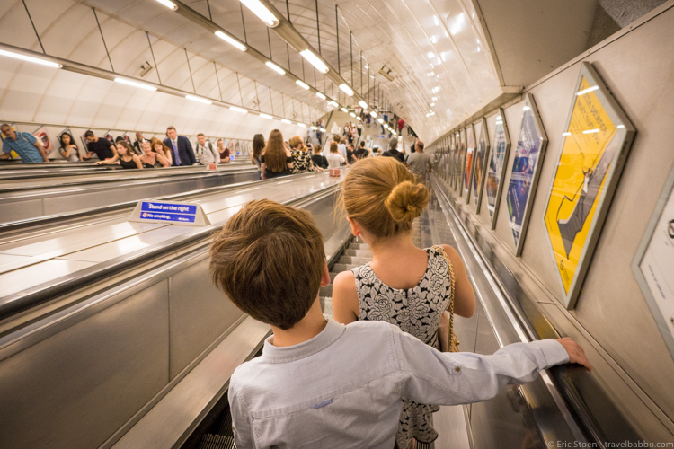 London with Kids - the Tube