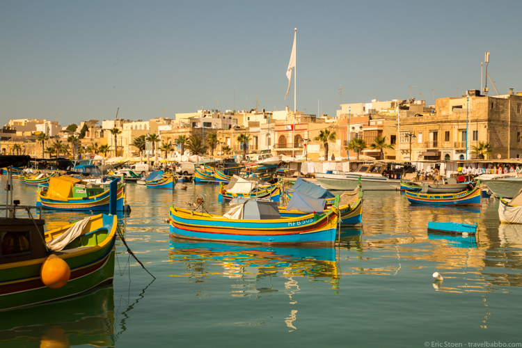 Disney port excursions - Marsaxlokk Fishing Village in Malta
