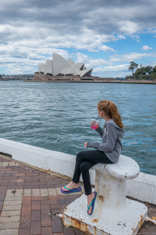 Around the world with kids - Relaxing in Sydney