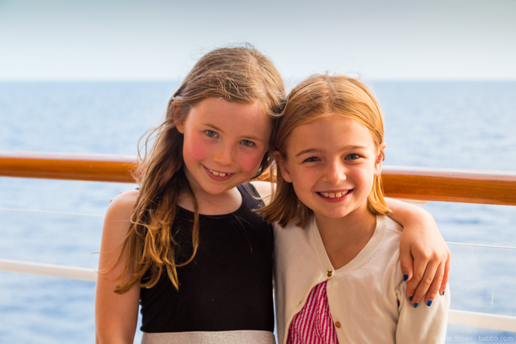 My oldest daughter has forged close friendships on most of our cruises
