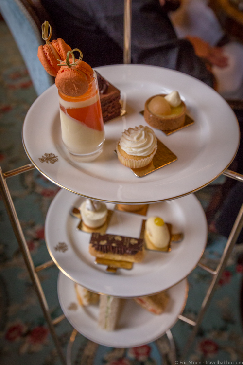 Ashford Castle and Kid-Friendly Ireland: The standard Afternoon Tea selection. They'll bring you more of whatever you like best. 