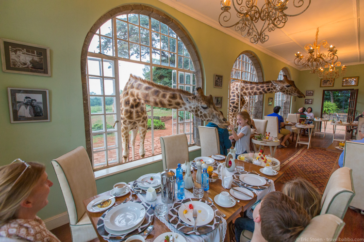Best of 2016 - Breakfast at Nairobi's Giraffe Manor